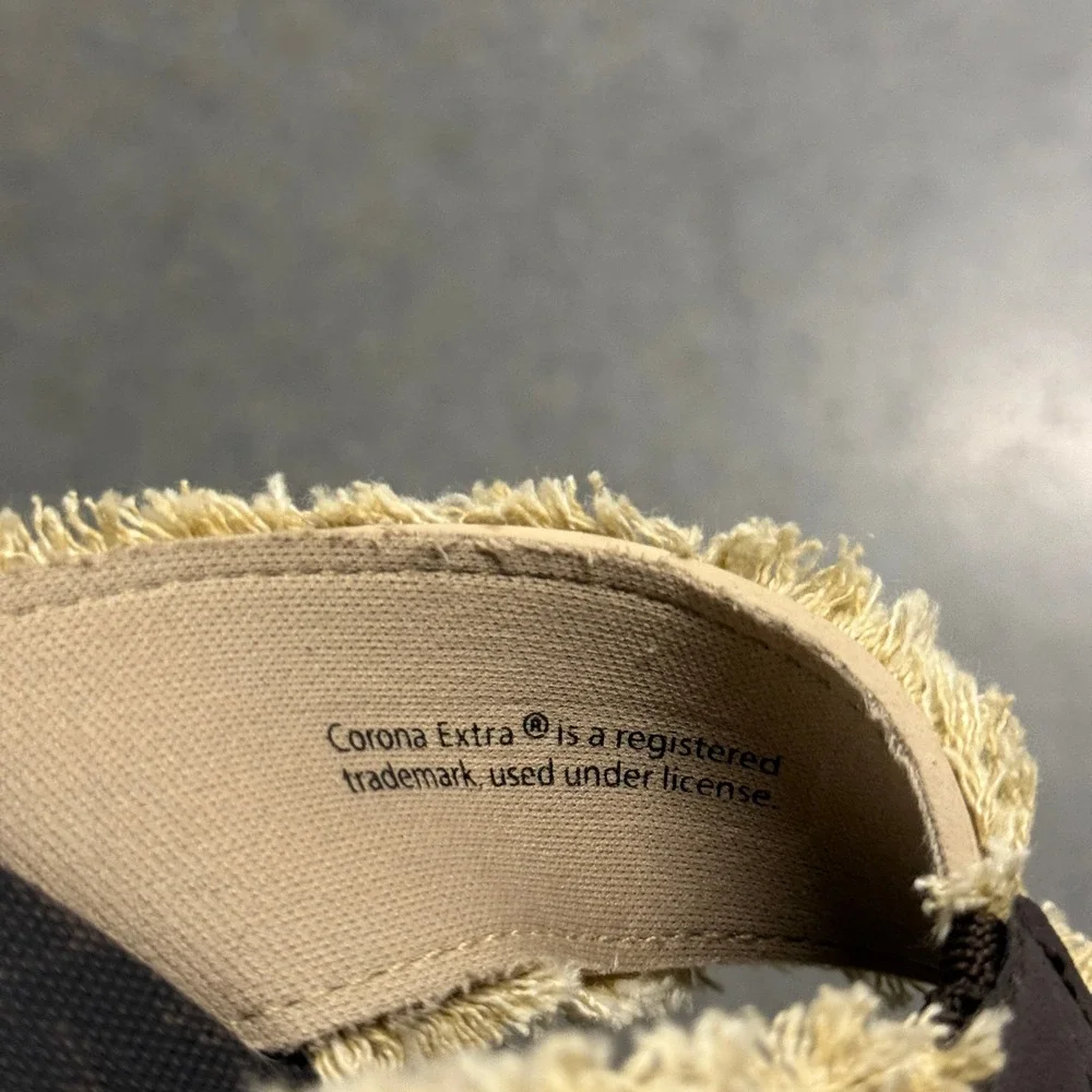 Corona Extra Mens Flip Flop Sandals Brown Beige Bottle Opener CS8LW6COR Size MD